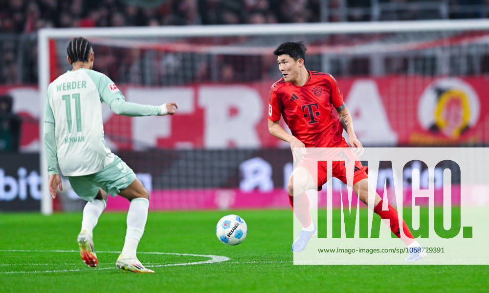 Min Jae Kim FC Bayern Muenchen in action during the Bundesliga 1 match between FC Bayern München and SV Werder Bremen, Allianz Arena on February 07, 2025 in Munich, Germany Photo by Silas Schueller DeFodi Images Min Jae Kim FC Bayern Muenchen controls the ball during the Bundesliga match between FC Bayern München and SV Werder Bremen at Allianz Arena on February 7, 2025 in Munich, Germany Photo by Silas Schueller DeFodi Images DFL regulations prohibit any use of photographs as image sequences and or quasi video Photo by Silas Schueller DeFodi Images Defodi 738 738 BAYBRE 20250207 480 Defodi-738 DFL regulations prohibit any use of photographs as image sequences and or quasi-video.
