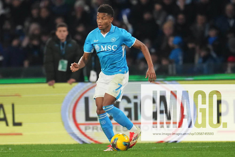 David Neres of SSC NAPOLI during the Serie A match between SSC Napoli and Udinese Calcio at Stadio Diego Armando on February 9, 2025 in Napoli, Italy