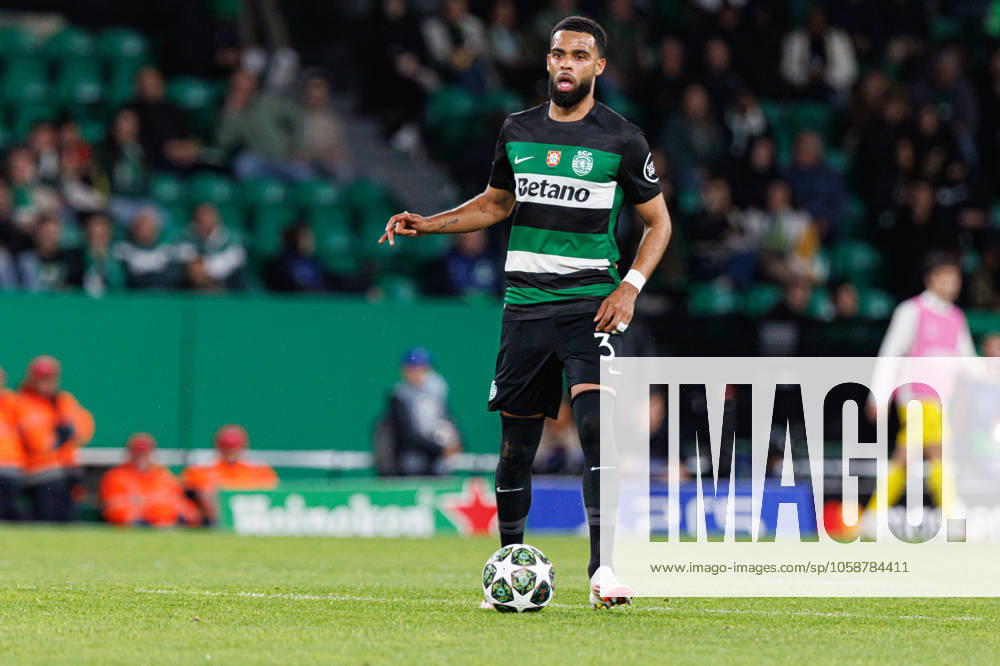 Jeremiah St. Juste seen during UEFA Champions League game between teams of Sporting CP and Borussia Dortmund (Maciej Rogowski) Lisbon Estadio Jose Alvalade Portugal