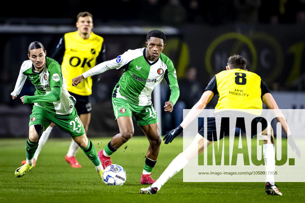 Feyenoord Rotterdam midfielder Givairo Read during the match NAC Feyenoord at the Rat Verlegh stadium for the Dutch Eredivisie season 2024 2025 in BREDA, Netherlands on 15 february 2025, photo by Marcel van Dorst EYE4images DeFodi Images Defodi 746 216367 Defodi-746