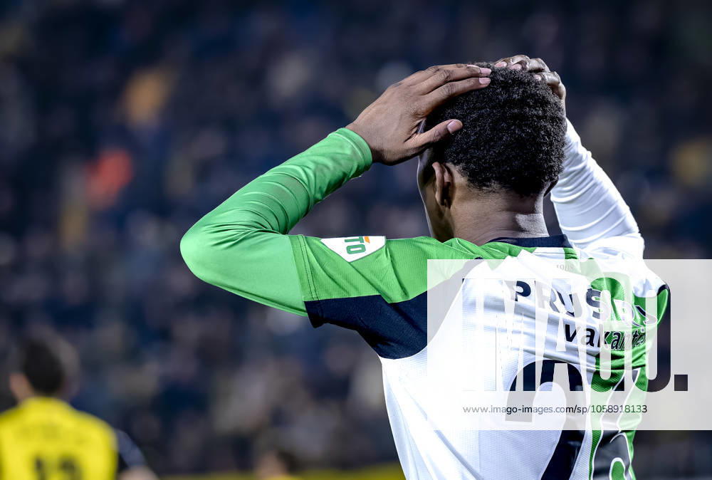 Feyenoord Rotterdam midfielder Givairo Read during the match NAC Feyenoord at the Rat Verlegh stadium for the Dutch Eredivisie season 2024 2025 in BREDA, Netherlands on 15 february 2025, photo by Marcel van Dorst EYE4images DeFodi Images Defodi 746 216389 Defodi-746