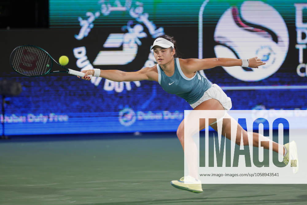 Emma Raducanu, Dubai Duty Free Tennis Championships, Dubai, U.A.E.