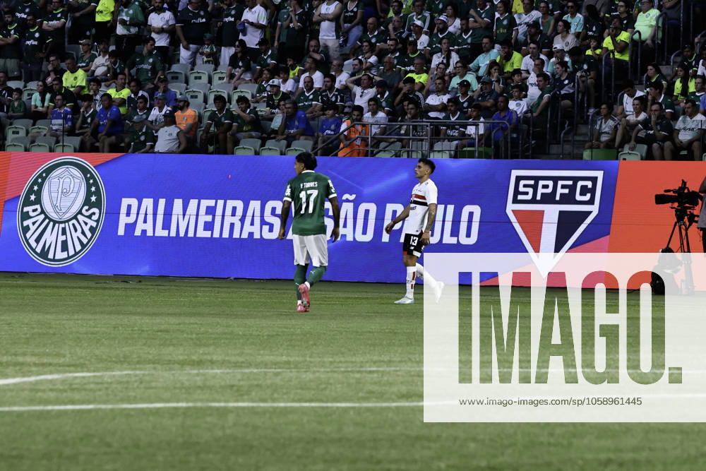 Match between Palmeiras and Sao Paulo for the Sao Paulo championship Sao paulo (sp), 02 16 2025 - paulistao palmeiras vs sao paulo - facundo torres during the match between palmeiras and sao paulo, valid for the 10th round of the 2025 paulista football championship, on the night of this sunday, february 16, 2025, at allianz parque, in sao paulo-sp (Foto: Leco Viana Thenews2 imago images) SPO