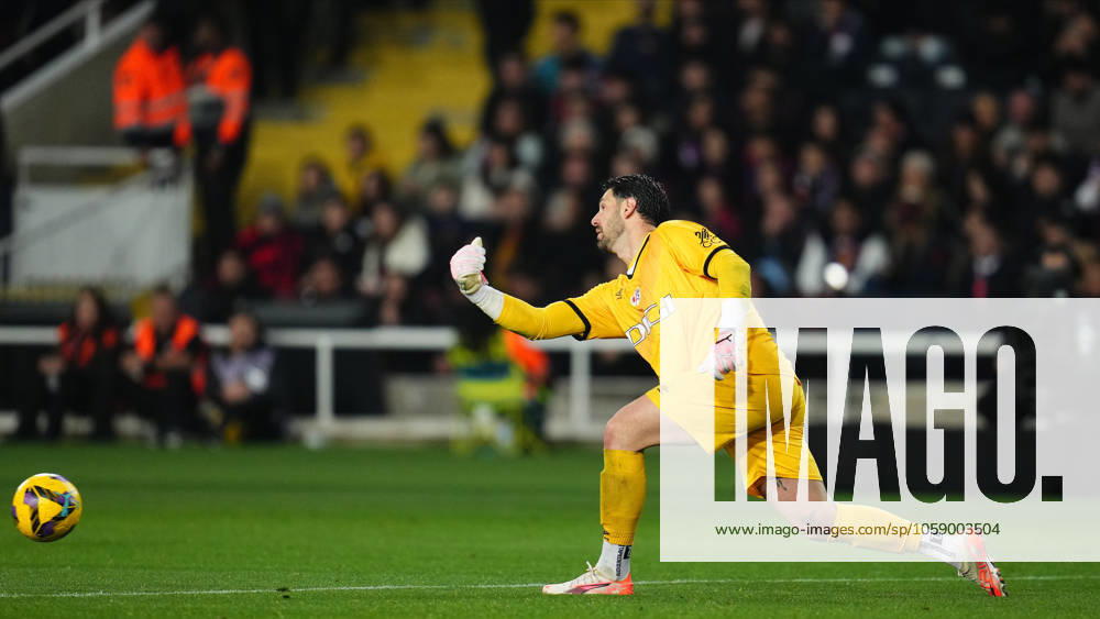 FC Barcelona, Barca Rayo Vallecano. La Liga EA Sports match. Date 24 Augusto Batalla of Rayo Vallecano during the La Liga EA Sports match between FC Barcelona and Rayo Vallecano played at Lluis Companys Stadium on February 17, 2025 in Barcelona, Spain. kpng