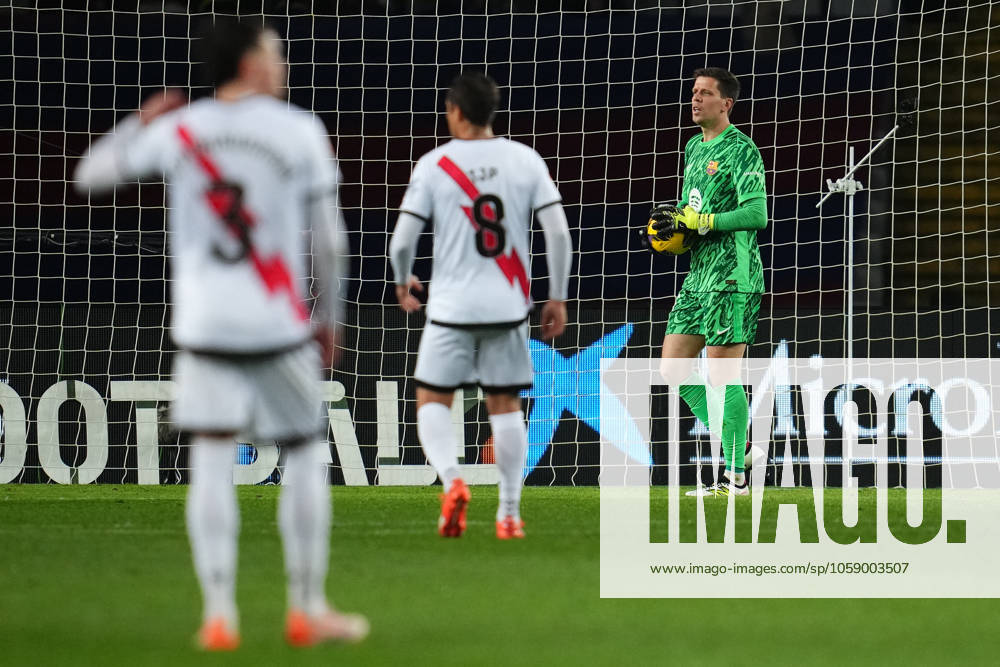 FC Barcelona, Barca Rayo Vallecano. La Liga EA Sports match. Date 24 Wojciech Szczesny of FC Barcelona during the La Liga EA Sports match between FC Barcelona and Rayo Vallecano played at Lluis Companys Stadium on February 17, 2025 in Barcelona, Spain. kpng
