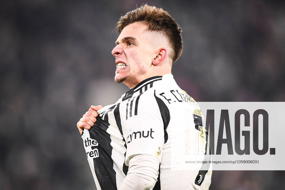 Francisco CONCEICAO of Juventus celebrates his goal during the Serie A match between Juventus FC and FC Internazionale at Allianz Stadium on January 16, 2025 in Turin, Italy. Turin Italy - ZUMAm308 20250216_zsp_m308_066
