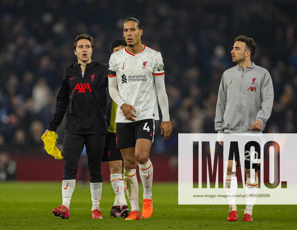 Football - FA Premier League - Aston Villa FC v Liverpool FC BIRMINGHAM, ENGLAND - Wednesday, February 19, 2025: Liverpool s captain Virgil van Dijk after the FA Premier League match between Aston Villa FC and Liverpool FC at Villa Park. (Photo by David Rawcliffe Propaganda) BIRMINGHAM Villa Park WEST MIDLANDS ENGLAND