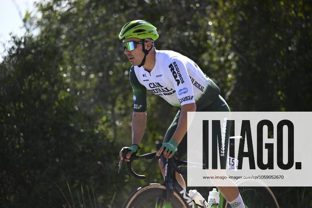 2025 Volta Algarve cycling race - Stage 2 ALTO DA FOIA, PORTUGAL - FEBRUARY 20 : Leitao Iuri (POR) of Caja Rural-Seguros RGA during stage 2 of the 51th edition of the Volta Algarve cycling race, with start in Lagoa and finish in Alto Da Foia on February 20, 2025 in Alto Da Foia, Portugal, 20 02 2025 ( Motordriver Kenny Verfaillie - Alto Da Foia Portugal