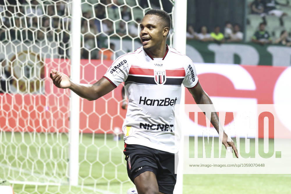Match between Palmeiras and Botafogo SP for the Sao Paulo championship Sao paulo (sp), 20 02 2025 - paulistao palmeiras vs botagogo sp alexandre de jesus of botafogo sp scores and celebrates his goal in a match between palmeiras vs botafogo sp, valid for the 11th round of the 2025 paulista football championship, on the night of this tuesday, february 20, 2025, at allianz parque, in sao paulo-sp (Foto: Leco Viana Thenews2 imago images) SPO
