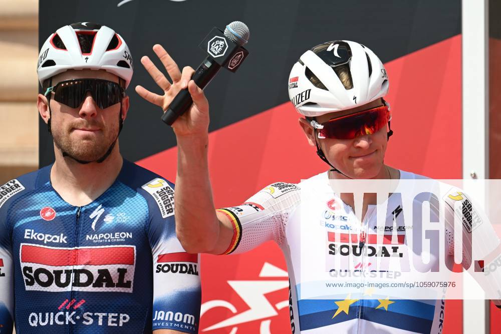 UAE Tour 2025 - Stage 5 DUBAI, UNITED ARAB EMIRATES - FEBRUARY 21 : Merlier Tim (BEL) of Soudal Quick-Step during Stage 5 of the UAE Tour 2025 cycling race with start in American University in Dubai and finish in Hamdan Bin Mohammed Smart University (160 km) on February 21, 2025 in Dubai, United Arab Emirates, 21 02 2025 Dubai United Arab Emirates