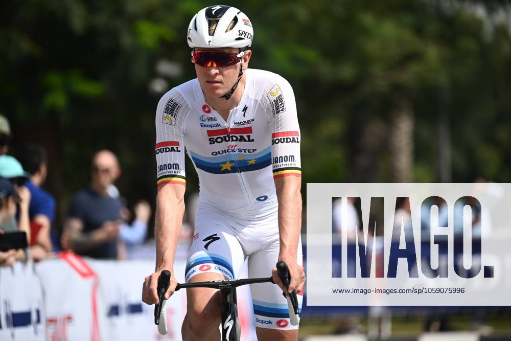 UAE Tour 2025 - Stage 5 DUBAI, UNITED ARAB EMIRATES - FEBRUARY 21 : Merlier Tim (BEL) of Soudal Quick-Step during Stage 5 of the UAE Tour 2025 cycling race with start in American University in Dubai and finish in Hamdan Bin Mohammed Smart University (160 km) on February 21, 2025 in Dubai, United Arab Emirates, 21 02 2025 Dubai United Arab Emirates