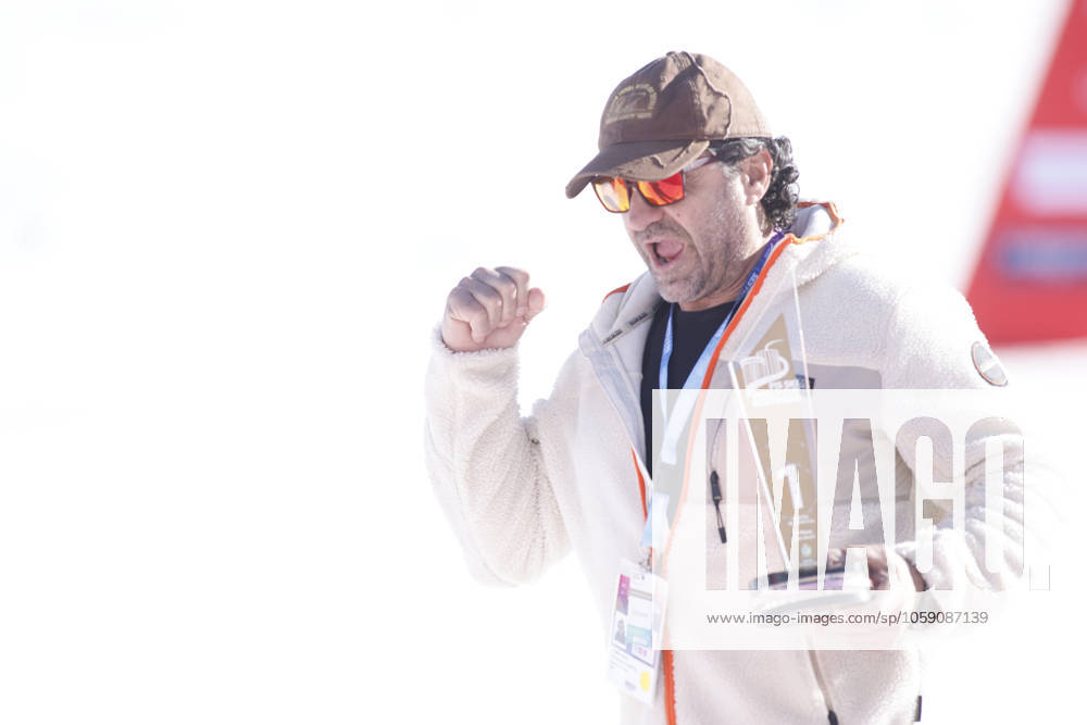Alberto Tomba, forme Italian and olympic ski champion during the Audi FIS ski World Cup 2024 25, Women s Giant Slalom on 21 February 2025, in Sestriere, Italy. Photo Nderim Kaceli.