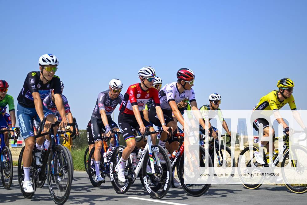 UAE Tour 2025 - Stage 6 ABU DHABI , UNITED ARAB EMIRATES - FEBRUARY 22 : Pogacar Tadej (SLO) of UAE Team Emirates during Stage 6 of the UAE Tour 2025 cycling race with start in Abu Dhabi Cycling Club and finish in Abu Dhabi Breakwater (165 km) on February 22, 2025 in Abu Dhabi , United Arab Emirates, 22 02 2025 Abu Dhabi United Arab Emirates