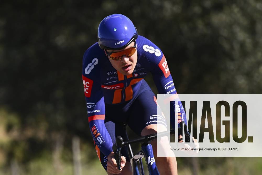 2025 Volta Algarve cycling race - Stage 5 MALHAO, PORTUGAL - FEBRUARY 23 : Welten Bram (NED) of Team Picnic PostNL during stage 5, an individual time trial, of the 51th edition of the Volta Algarve cycling race, with start in Salir and finish in Malhao on February 23, 2025 in Malhao, Portugal, 23 02 2025 ( Motordriver Kenny Verfaillie - Malhao Portugal