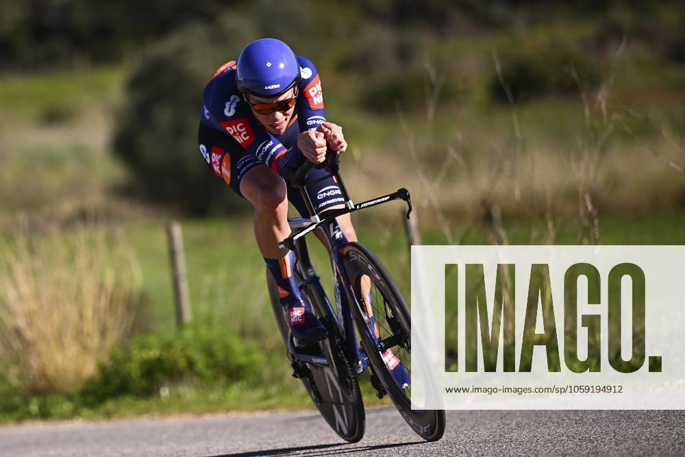 2025 Volta Algarve cycling race - Stage 5 MALHAO, PORTUGAL - FEBRUARY 23 : Van Den Broek Frank (NED) of Team Picnic PostNL during stage 5, an individual time trial, of the 51th edition of the Volta Algarve cycling race, with start in Salir and finish in Malhao on February 23, 2025 in Malhao, Portugal, 23 02 2025 ( Motordriver Kenny Verfaillie - Malhao Portugal