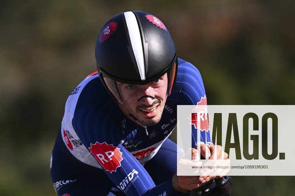 2025 Volta Algarve cycling race - Stage 5 MALHAO, PORTUGAL - FEBRUARY 23 : Leal Tiago (POR) of Radio Popular - Paredes - Boavista during stage 5, an individual time trial, of the 51th edition of the Volta Algarve cycling race, with start in Salir and finish in Malhao on February 23, 2025 in Malhao, Portugal, 23 02 2025 ( Motordriver Kenny Verfaillie - Malhao Portugal