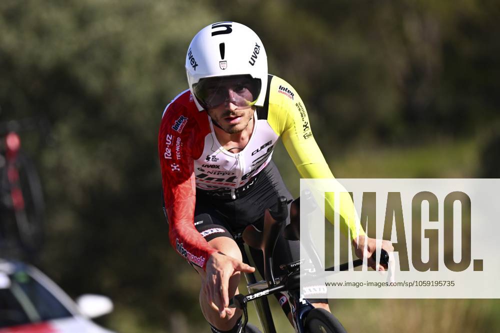 2025 Volta Algarve cycling race - Stage 5 MALHAO, PORTUGAL - FEBRUARY 23 : Rota Lorenzo (ITA) of Intermarche - Wanty during stage 5, an individual time trial, of the 51th edition of the Volta Algarve cycling race, with start in Salir and finish in Malhao on February 23, 2025 in Malhao, Portugal, 23 02 2025 ( Motordriver Kenny Verfaillie - Malhao Portugal