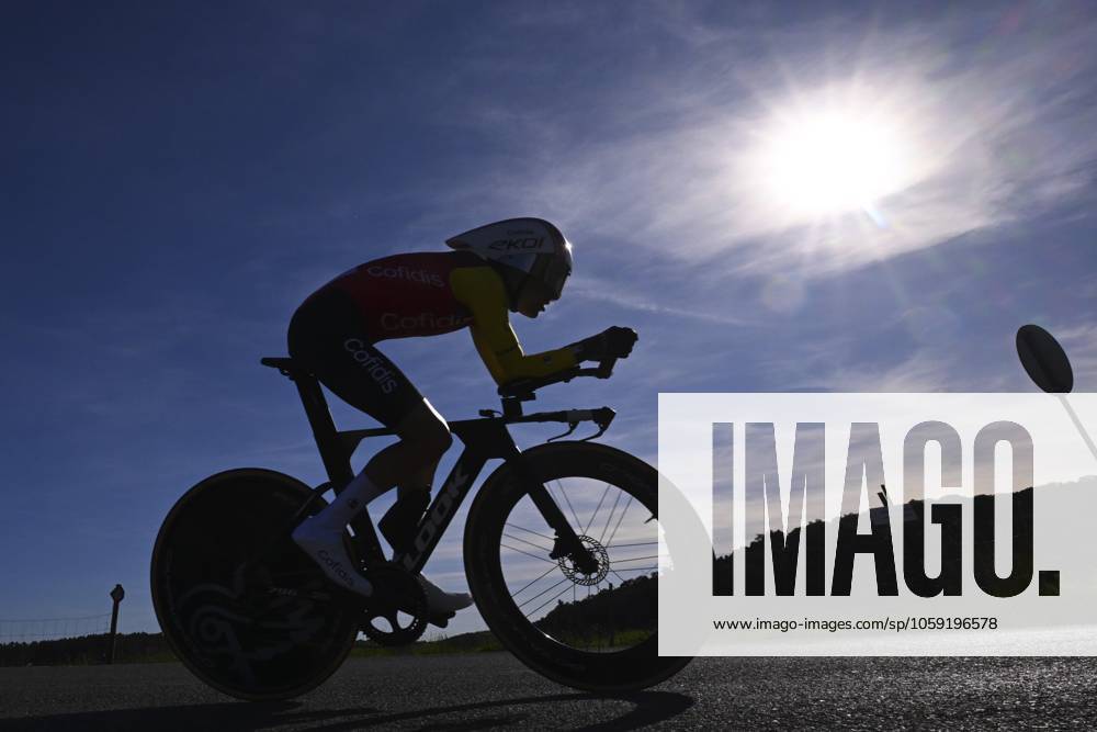 2025 Volta Algarve cycling race - Stage 5 MALHAO, PORTUGAL - FEBRUARY 23 : Buchmann Emanuel (GER) of Cofidis during stage 5, an individual time trial, of the 51th edition of the Volta Algarve cycling race, with start in Salir and finish in Malhao on February 23, 2025 in Malhao, Portugal, 23 02 2025 ( Motordriver Kenny Verfaillie - Malhao Portugal