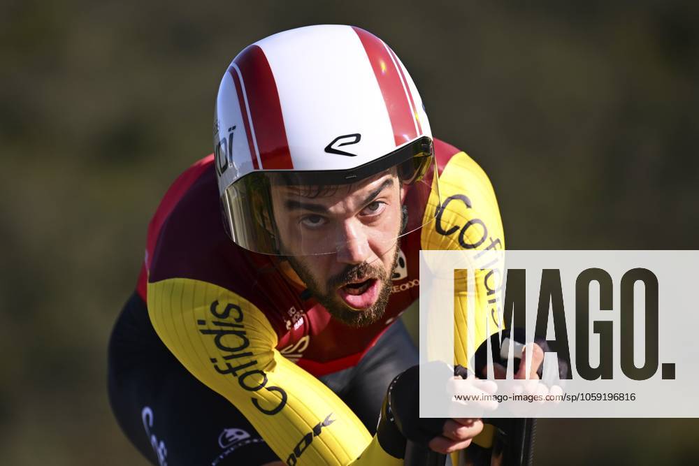 2025 Volta Algarve cycling race - Stage 5 MALHAO, PORTUGAL - FEBRUARY 23 : Herrada Jesus (ESP) of Cofidis during stage 5, an individual time trial, of the 51th edition of the Volta Algarve cycling race, with start in Salir and finish in Malhao on February 23, 2025 in Malhao, Portugal, 23 02 2025 ( Motordriver Kenny Verfaillie - Malhao Portugal