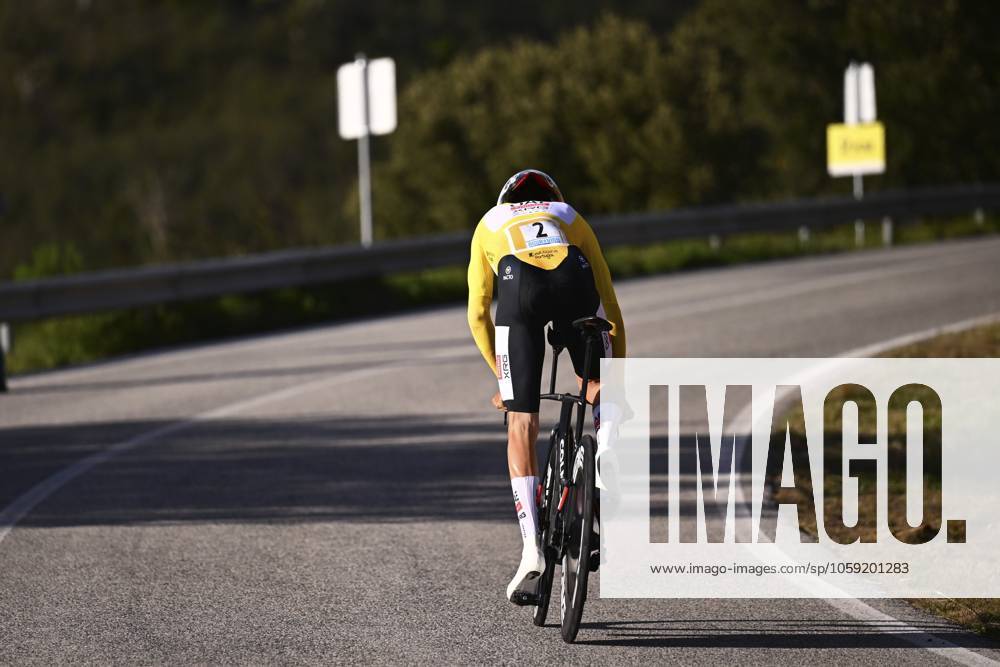 2025 Volta Algarve cycling race - Stage 5 MALHAO, PORTUGAL - FEBRUARY 23 : Christen Jan (SUI) of UAE Team Emirates during stage 5, an individual time trial, of the 51th edition of the Volta Algarve cycling race, with start in Salir and finish in Malhao on February 23, 2025 in Malhao, Portugal, 23 02 2025 ( Motordriver Kenny Verfaillie - Malhao Portugal