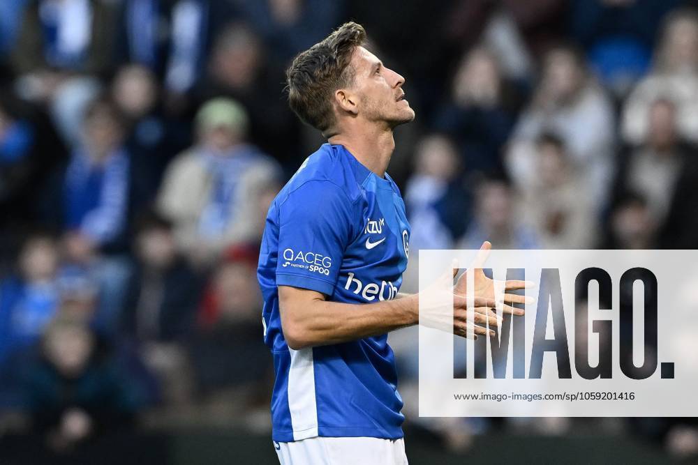 KRC Genk v KAA Gent - Jupiler Pro League GENK, BELGIUM - FEBRUARY 23 : Hrosovsky Patrik midfielder of KRC Genk during the Jupiler Pro League match between KRC Genk and KAA Gent on February 23, 2025 in Genk, Belgium, 23 02 2025 Genk Belgium
