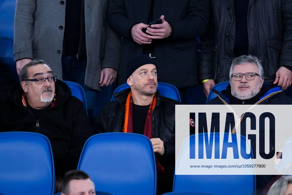 AS Roma v FC Porto - UEFA Europa League 2024 25 Knockout Play-off Second Leg Italian actor Filippo Nigro during the UEFA Europa League 2024 25 Knockout Play-off Second Leg match between AS Roma and FC Porto at Stadio Olimpico on February 20, 2025 in Rome, Italy. Rome Stadio Olimpico Rome Italy