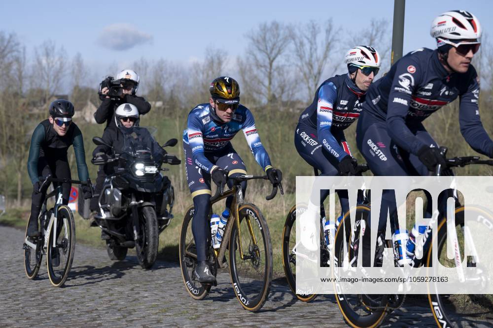 Flanders Classics opening weekend 2025 - training session 26 02 2025 GENT, BELGIUM - FEBRUARY 26 : Evenepoel Remco (BEL) of Soudal - Quick Step pictured during a training session ahead of the Flanders Classics opening weekend with Omloop Het Nieuwsblad and Kuurne Brussel Kuurne on February 26, 2025 in Gent, Belgium, 26 02 2025 Gent Belgium