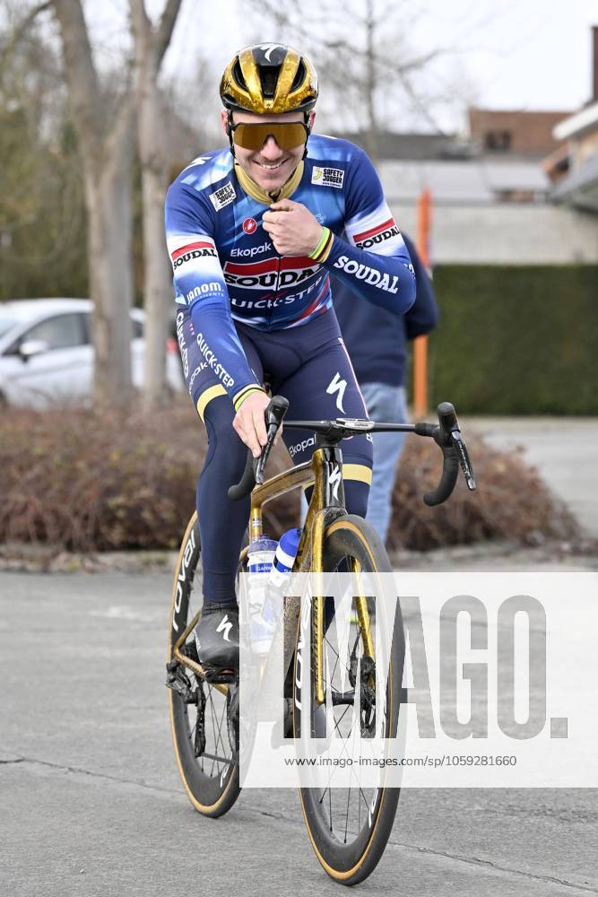 Flanders Classics opening weekend 2025 - training session 26 02 2025 GENT, BELGIUM - FEBRUARY 26 : Evenepoel Remco (BEL) of Soudal - Quick Step pictured during a during a training session ahead of the Flanders Classics opening weekend with Omloop Het Nieuwsblad and Kuurne Brussel Kuurne on February 26, 2025 in Gent, Belgium, 26 02 2025 Gent Belgium