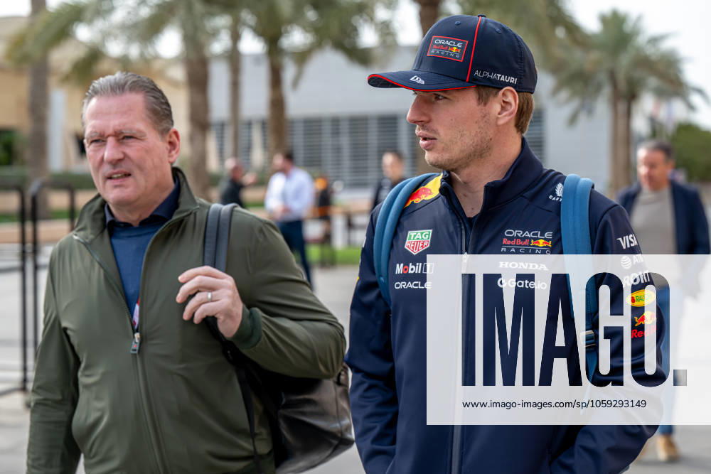 SAKHIR, BAHRAIN: Max Verstappen, racing for the Red Bull Racing team during the 2025 Formula 1 Bahrain Testing at the Bahrain International Circuit in Sakhir, Bahrain