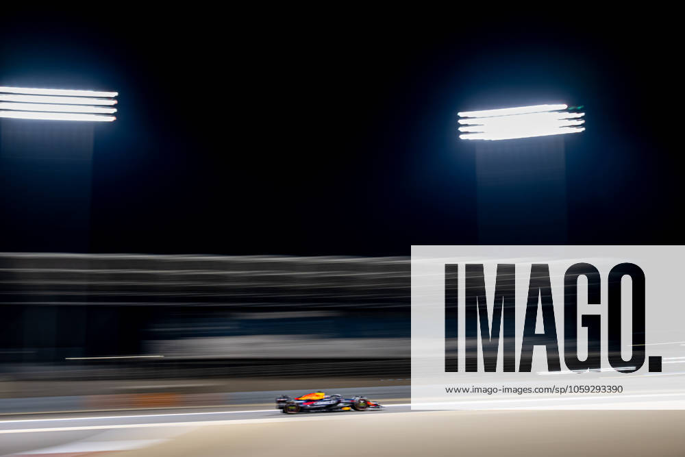 SAKHIR, BAHRAIN: Max Verstappen, racing for the Red Bull Racing team during the 2025 Formula 1 Bahrain Testing at the Bahrain International Circuit in Sakhir, Bahrain