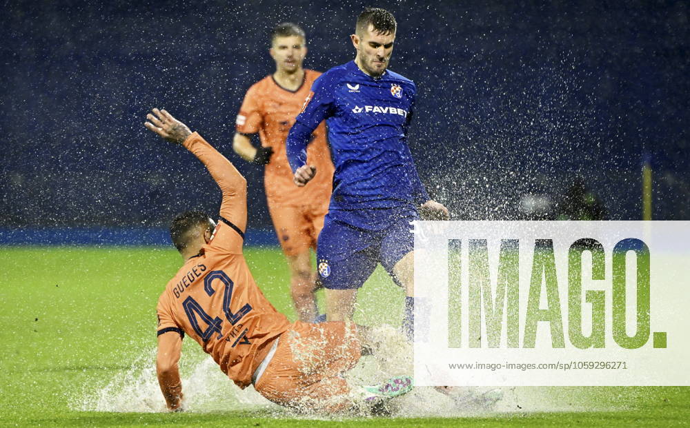 Bilder des Jahres 2025, Sport 02 Februar Croatia, Zagreb, 260225. Maksimir Stadium. Quarterfinal match of the Croatian Football Cup Dinamo - Osijek. In the photo: Renan Borges Guedes, Bartol Franjic. Photo: Damir Krajac CROPIX Zagreb Croatia