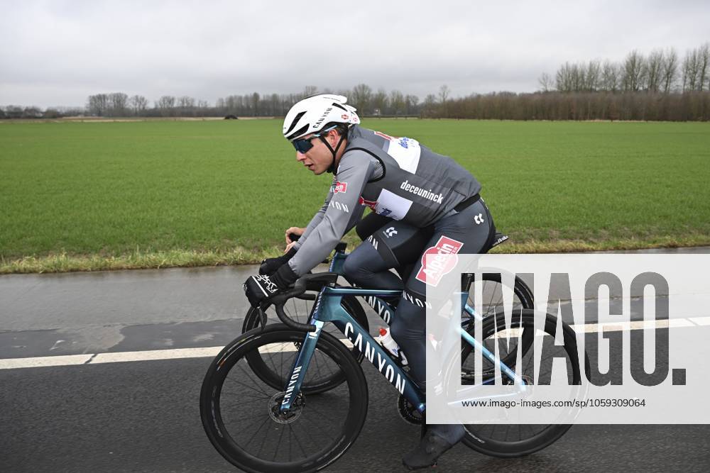 Flanders Classics opening weekend 2025 - training session 27 02 2025 GENT, BELGIUM - FEBRUARY 27 : Philipsen Jasper (BEL) of Alpecin-Deceuninck pictured during a training session ahead of the Flanders Classics opening weekend with Omloop Het Nieuwsblad and Kuurne Brussel Kuurne on February 27, 2025 in Gent, Belgium, 27 02 2025 Gent Belgium