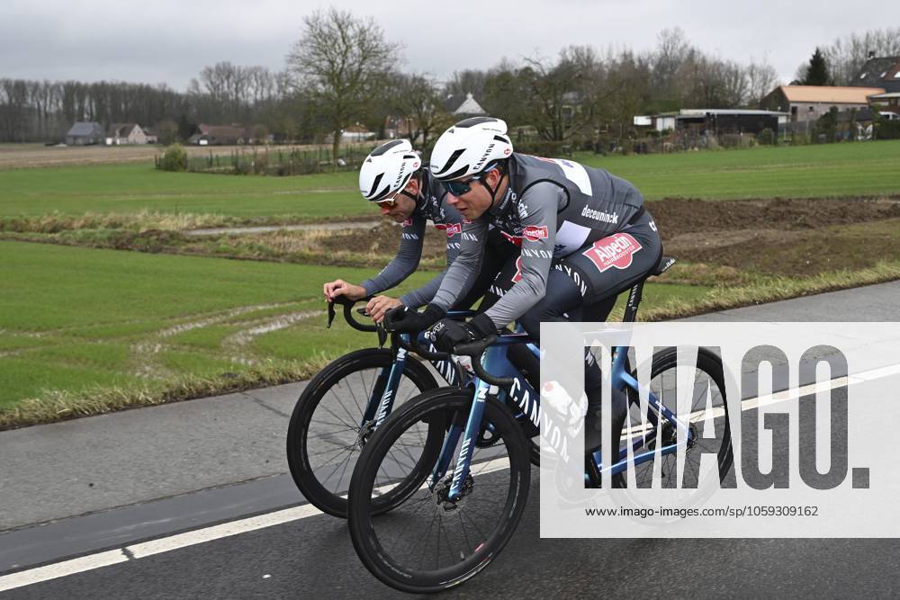 Flanders Classics opening weekend 2025 - training session 27 02 2025 GENT, BELGIUM - FEBRUARY 27 : Philipsen Jasper (BEL) of Alpecin-Deceuninck pictured during a training session ahead of the Flanders Classics opening weekend with Omloop Het Nieuwsblad and Kuurne Brussel Kuurne on February 27, 2025 in Gent, Belgium, 27 02 2025 Gent Belgium