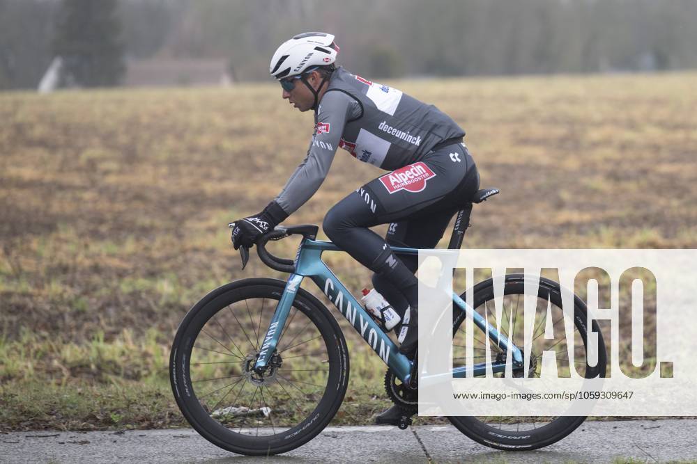 Flanders Classics opening weekend 2025 - training session 27 02 2025 GENT, BELGIUM - FEBRUARY 27 : Philipsen Jasper (BEL) of Alpecin-Deceuninck pictured during a training session ahead of the Flanders Classics opening weekend with Omloop Het Nieuwsblad and Kuurne Brussel Kuurne on February 27, 2025 in Gent, Belgium, 27 02 2025 Gent Belgium
