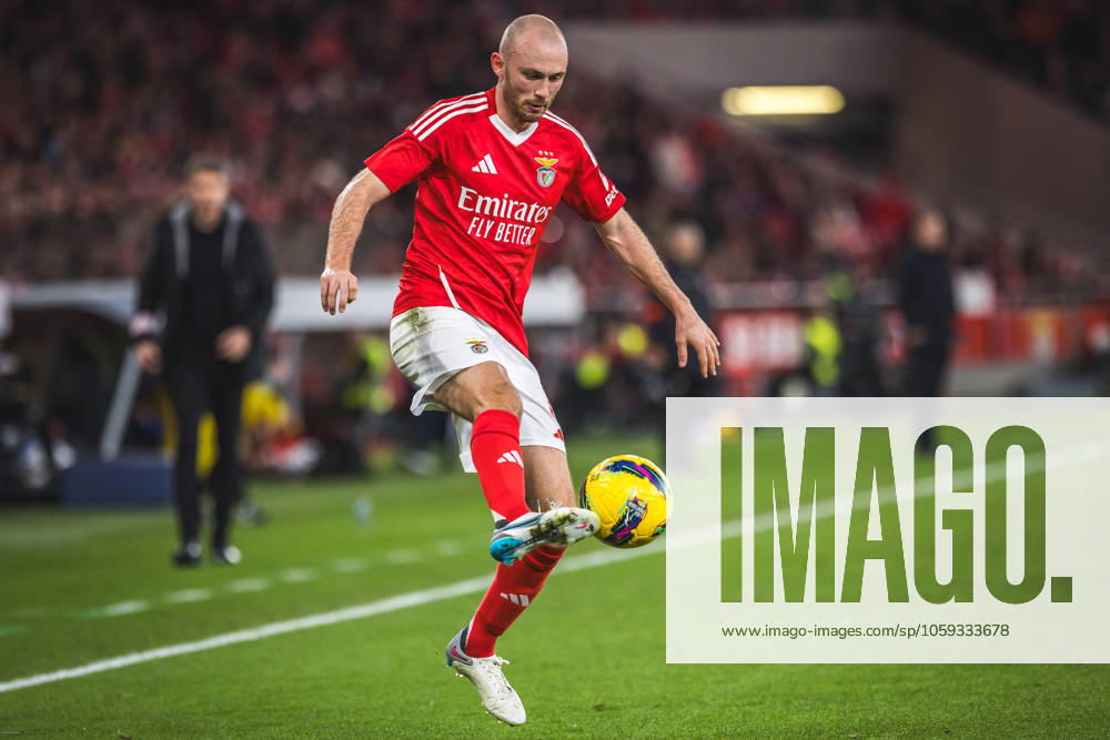 SL Benfica Vs SC Braga in Lisbon, Portugal - 26 Feb 2025 Fredrik Aursnes of SL Benfica in action during the Portuguese Cup match between SL Benfica and SC Braga at Estadio da Luz. (Final score: SL Benfica 1 - 0 SC Braga) Lisbon Portugal