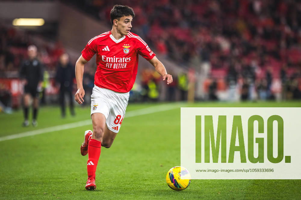 SL Benfica Vs SC Braga in Lisbon, Portugal - 26 Feb 2025 Joao Rego of SL Benfica in action during the Portuguese Cup match between SL Benfica and SC Braga at Estadio da Luz. (Final score: SL Benfica 1 - 0 SC Braga) Lisbon Portugal