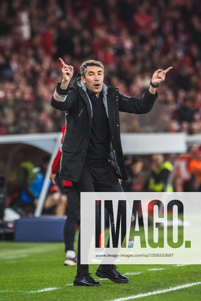 SL Benfica Vs SC Braga in Lisbon, Portugal - 26 Feb 2025 SL Benfica coach Bruno Lage seen during the Portuguese Cup match between SL Benfica and SC Braga at Estadio da Luz. (Final score: SL Benfica 1 - 0 SC Braga) Lisbon Portugal