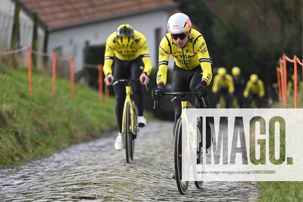 Flanders Classics opening weekend 2025 - training session 28 02 2025 GENT, BELGIUM - FEBRUARY 28 : Van Aert Wout (BEL) of Team Visma - Lease a Bike pictured during a training session ahead of the Flanders Classics opening weekend with Omloop Het Nieuwsblad and Kuurne Brussel Kuurne on February 28, 2025 in Gent, Belgium, 28 02 2025 Gent Belgium