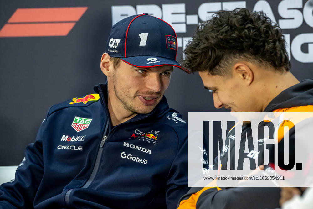 SAKHIR, BAHRAIN: Max Verstappen, racing for the Red Bull Racing team during the 2025 Formula 1 Bahrain Testing at the Bahrain International Circuit in Sakhir, Bahrain
