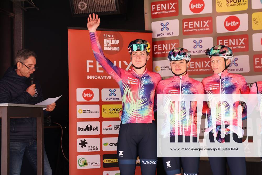Fenix Omloop van het Hageland AARSCHOT TIELT - WINGE, Belgium 02 03 2025 Zoë Backstedt , Canyon Sram pictured during the Fenix Omloop van het Hageland on 02 March 2025 ( Picture by Gianni Barbieux Photo News ).