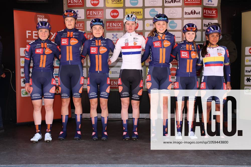Fenix Omloop van het Hageland AARSCHOT TIELT - WINGE, Belgium 02 03 2025 Team Picnic postnl pictured during the Fenix Omloop van het Hageland on 02 March 2025 ( Picture by Gianni Barbieux Photo News ).