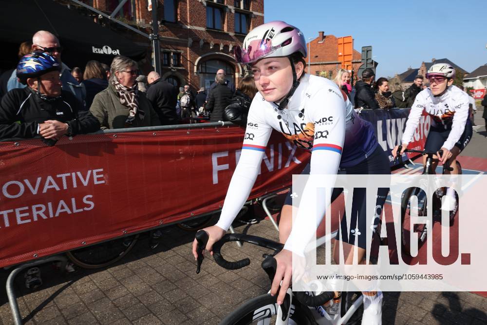 Fenix Omloop van het Hageland AARSCHOT TIELT - WINGE, Belgium 02 03 2025 UAE Team pictured during the Fenix Omloop van het Hageland on 02 March 2025 ( Picture by Gianni Barbieux Photo News ).