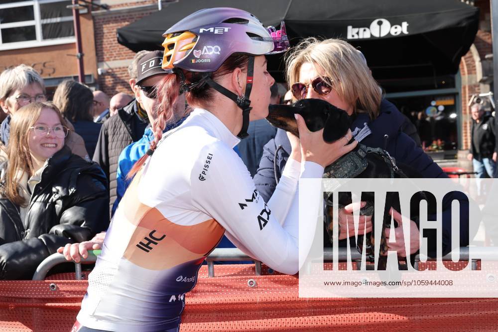 Fenix Omloop van het Hageland AARSCHOT TIELT - WINGE, Belgium 02 03 2025 Febe Jooris, UAE Team pictured during the Fenix Omloop van het Hageland on 02 March 2025 ( Picture by Gianni Barbieux Photo News ).