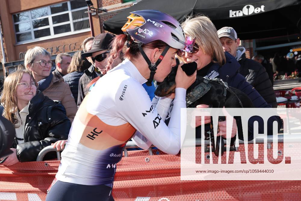 Fenix Omloop van het Hageland AARSCHOT TIELT - WINGE, Belgium 02 03 2025 Febe Jooris, UAE Team pictured during the Fenix Omloop van het Hageland on 02 March 2025 ( Picture by Gianni Barbieux Photo News ).