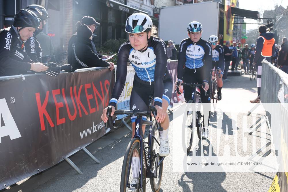 Fenix Omloop van het Hageland AARSCHOT TIELT - WINGE, Belgium 02 03 2025 Volkerwessels cycling team pictured during the Fenix Omloop van het Hageland on 02 March 2025 ( Picture by Gianni Barbieux Photo News ).
