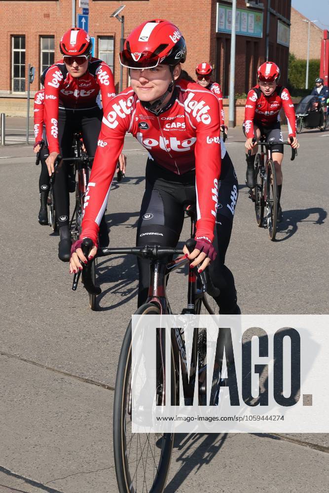 Fenix Omloop van het Hageland AARSCHOT TIELT - WINGE, Belgium 02 03 2025 Lotto Ladies pictured during the Fenix Omloop van het Hageland on 02 March 2025 ( Picture by Gianni Barbieux Photo News ).