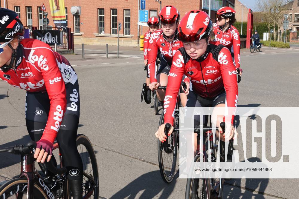 Fenix Omloop van het Hageland AARSCHOT TIELT - WINGE, Belgium 02 03 2025 Lotto Ladies pictured during the Fenix Omloop van het Hageland on 02 March 2025 ( Picture by Gianni Barbieux Photo News ).