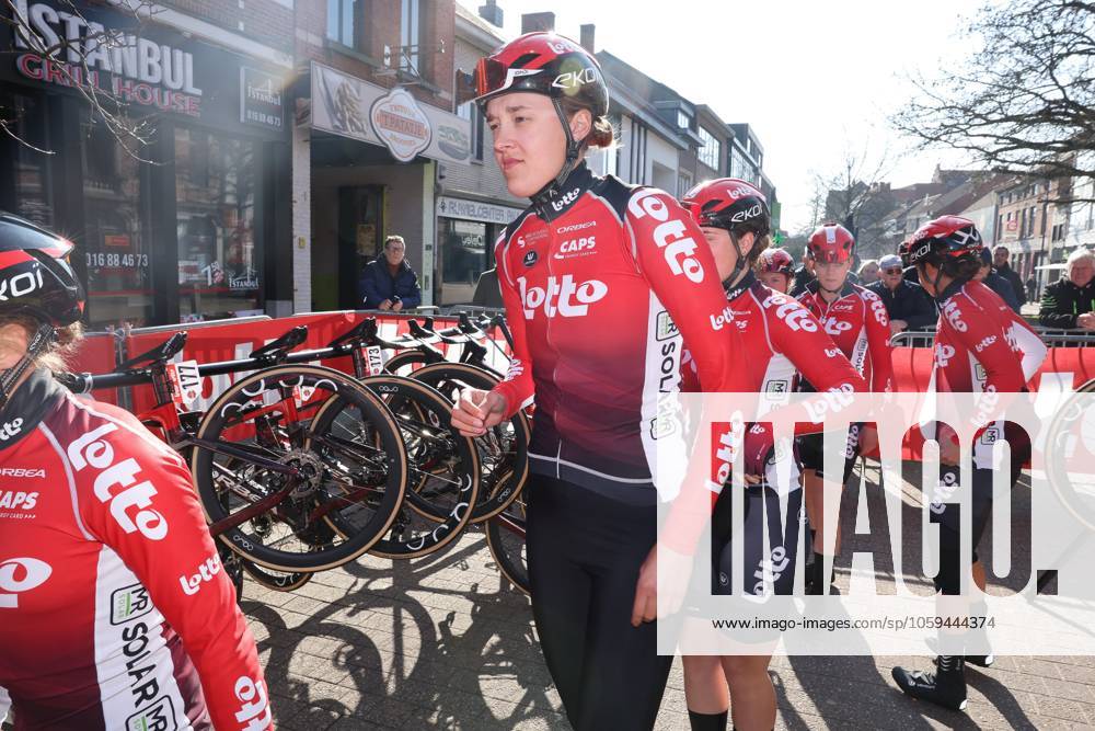 Fenix Omloop van het Hageland AARSCHOT TIELT - WINGE, Belgium 02 03 2025 Lotto Ladies pictured during the Fenix Omloop van het Hageland on 02 March 2025 ( Picture by Gianni Barbieux Photo News ).