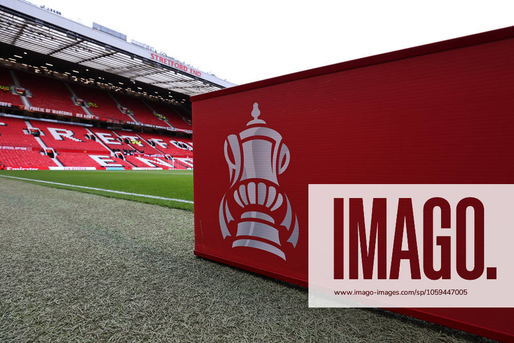 Manchester United, ManU FC v Fulham FC FA Cup branding before the Manchester United FC v Fulham FC Emirates FA Cup Round 5 match at Old Trafford, Manchester, England, United Kingdom on 2 March 2025 Credit: Ryan Crockett Every Second Media Editorial use only. All images are copyright Every Second Media Limited. No images may be reproduced without prior permission. All rights reserved. Premier League and Football League images are subject to licensing agreements with Football DataCo Limited. see https: www.football-dataco.com