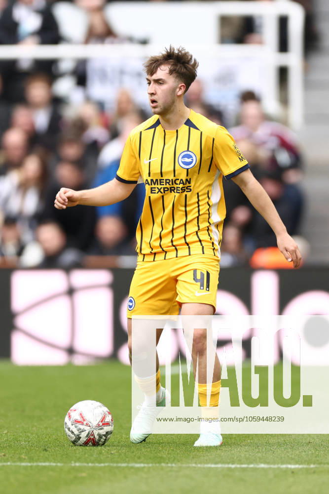 Newcastle United v Brighton and Hove Albion FA Cup 02 03 2025. 5th Round Jack Hinshelwood of Brighton & Hove Albion the FA Cup match between Newcastle United and Brighton and Hove Albion at St. James s Park, Newcastle, England on 2 March 2025. Newcastle St. James s Park Tyne and Wear England Editorial use only DataCo restrictions apply See www.football-dataco.com ,